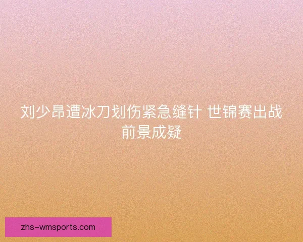 刘少昂遭冰刀划伤紧急缝针 世锦赛出战前景成疑