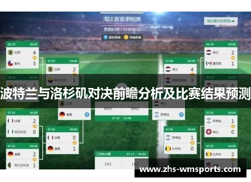 波特兰与洛杉矶对决前瞻分析及比赛结果预测